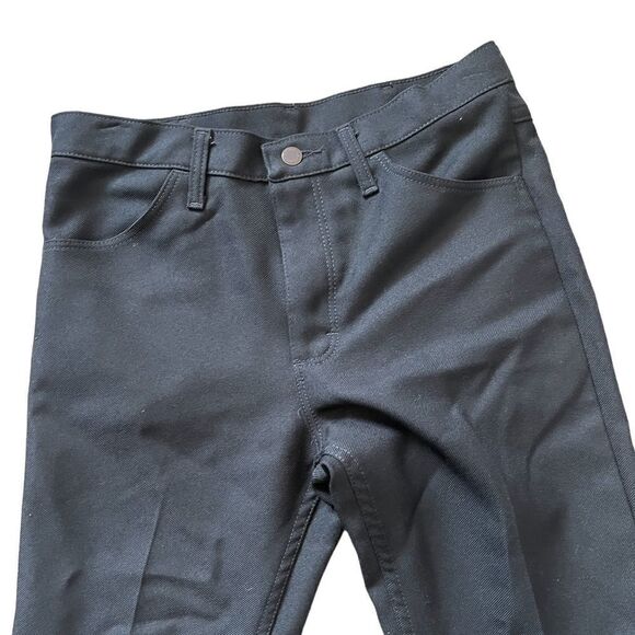NWOT WRANGLER Black Straight Leg Mid Rise Pant 32 - Picture 3 of 9
